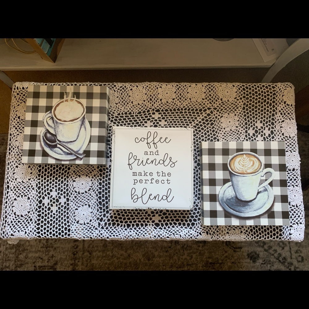 Coffee ☕️ With Friends Wall Art